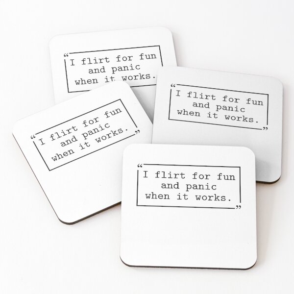 Item preview, I flirt for fun and panic when it works designed and sold by gunaone-design.