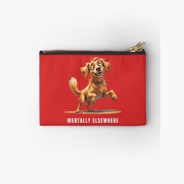 Item preview, Mentally Elsewhere – Funny Dog Illustration designed and sold by PAPIRO SIGLO XXI.