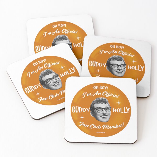 Artikelvorschau, Buddy Holly Fanclub Orange entworfen und verkauft von Normbot2000.