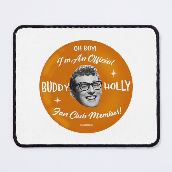 Item preview, Buddy Holly Fan Club Orange designed and sold by Normbot2000.