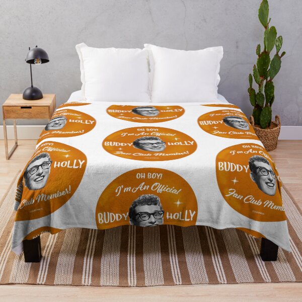 Item preview, Buddy Holly Fan Club Orange designed and sold by Normbot2000.