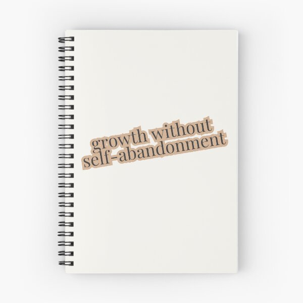 Item preview, Growth Without Self Abandonment - Mental Health Reminder designed and sold by GentleBecoming.