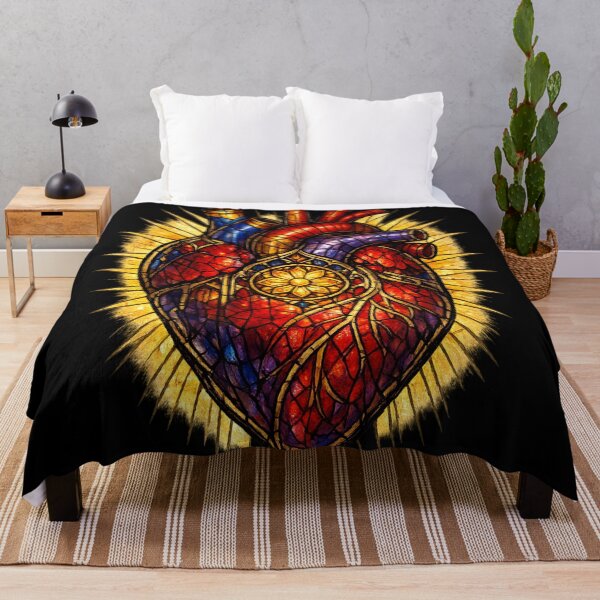 Item preview, Sacred Heart Illuminated designed and sold by Mouraludia.