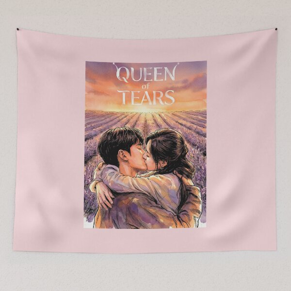 Item preview, Queen of Tears  K-drama tv show poster designed and sold by PatyEmiko.