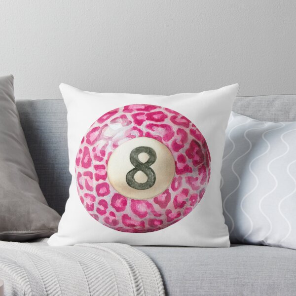Item preview, Pink leopard 8 ball designed and sold by MendaciousMina.