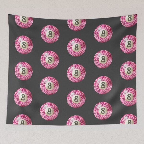 Item preview, Pink leopard 8 ball designed and sold by MendaciousMina.