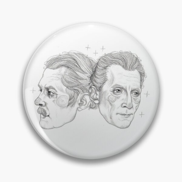 Item preview, Holmes & Watson ~ Peter Cushing and Nigel Stock designed and sold by hauntingofmolly.