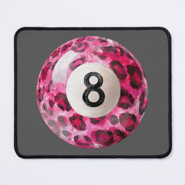 Item preview, Pink leopard 8 ball designed and sold by MendaciousMina.
