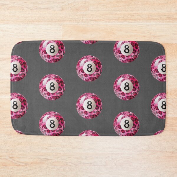 Item preview, Pink leopard 8 ball designed and sold by MendaciousMina.
