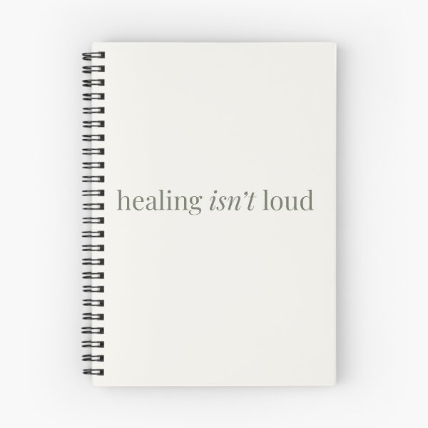 Item preview, Healing Isn't Loud - Mental Health Reminder designed and sold by GentleBecoming.
