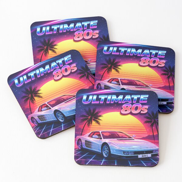 Item preview, Testarossa Synthwave Retro Car Ultimate 80s designed and sold by yaekus.