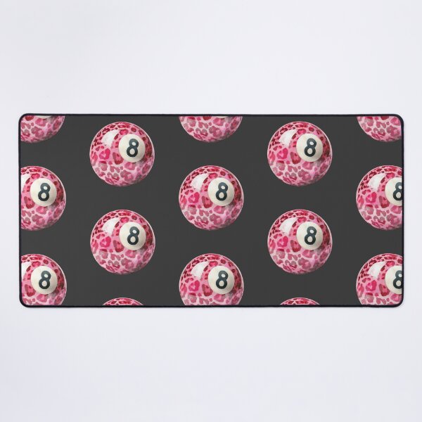 Item preview, Pink leopard 8 ball designed and sold by MendaciousMina.