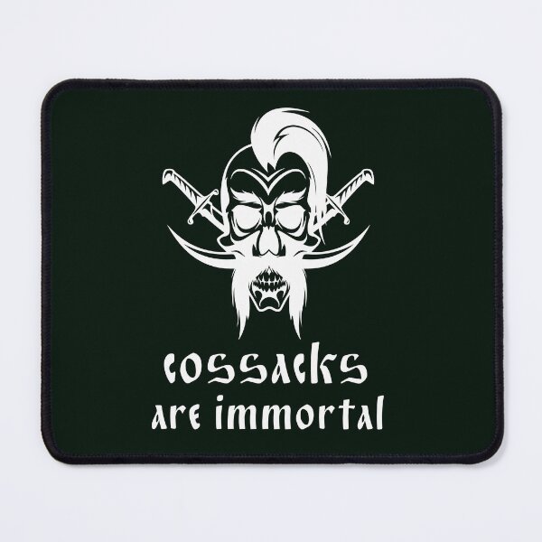 Item preview, Cossack Warrior Skull with Crossed Sabers designed and sold by LIVE_FREE.