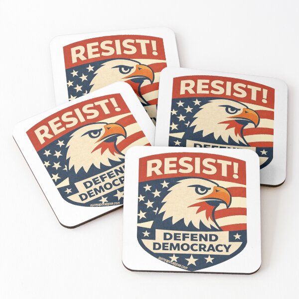 Item preview, Resist! Defend Democracy Eagle. designed and sold by Sunny Apocalypse .