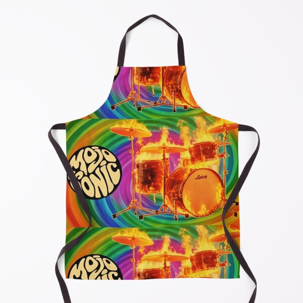 Item preview, Mojosonic - Burning Ludwig Drum Kit Rainbow Spiral Logo  designed and sold by Kludoman.