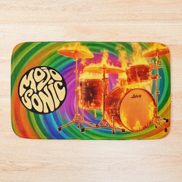 Item preview, Mojosonic - Burning Ludwig Drum Kit Rainbow Spiral Logo  designed and sold by Kludoman.