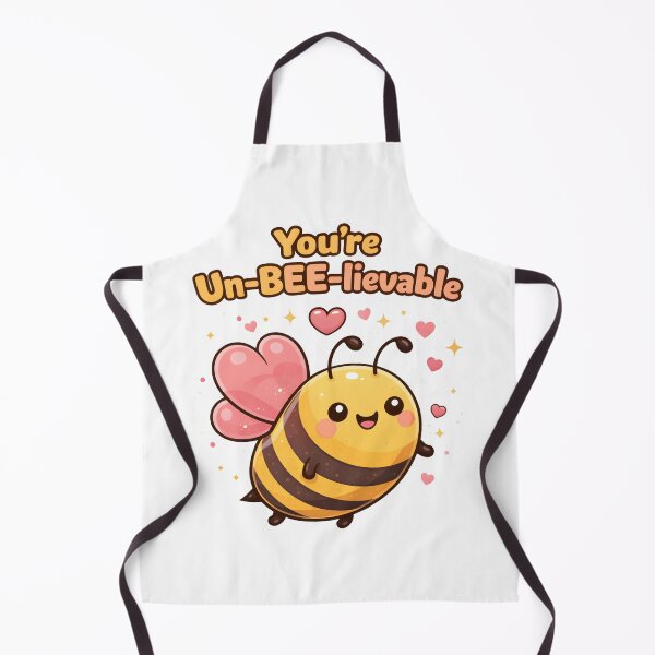 Item preview, You're "Un-Bee-Lievalbe" Cute Bee Valentines Pun Cartoon Design. designed and sold by The-T-In-Retro.