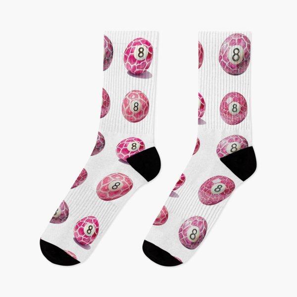 Item preview, Mini Pink giraffe 8 balls sticker pack designed and sold by MendaciousMina.