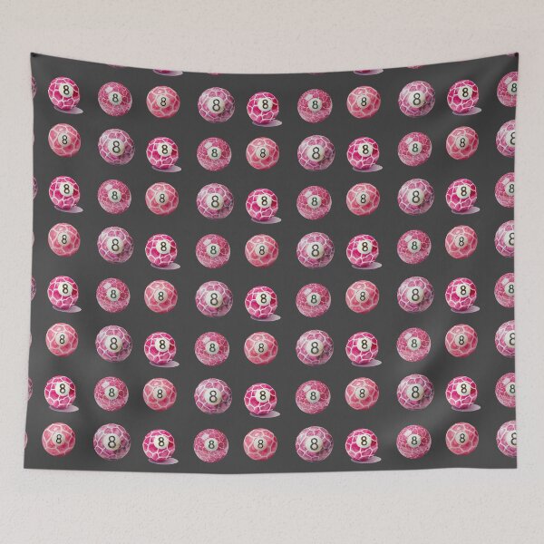 Item preview, Mini Pink giraffe 8 balls sticker pack designed and sold by MendaciousMina.