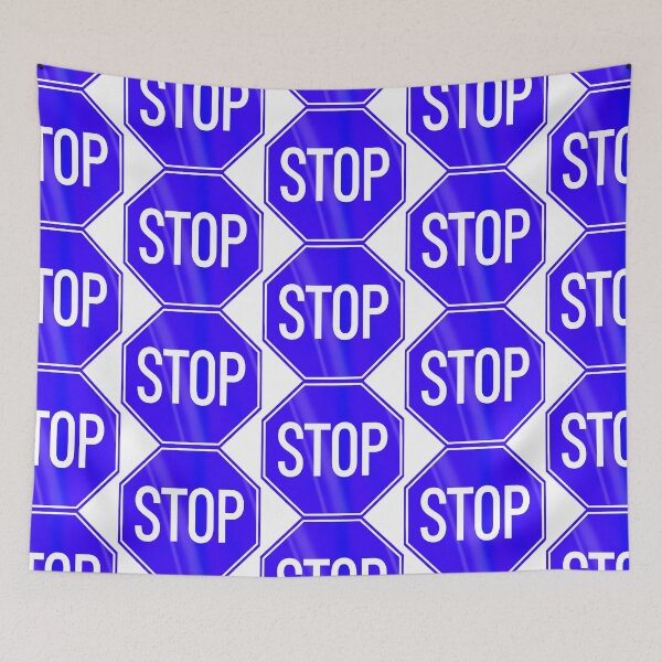 Item preview, Blue Stop Sign designed and sold by Normbot2000.
