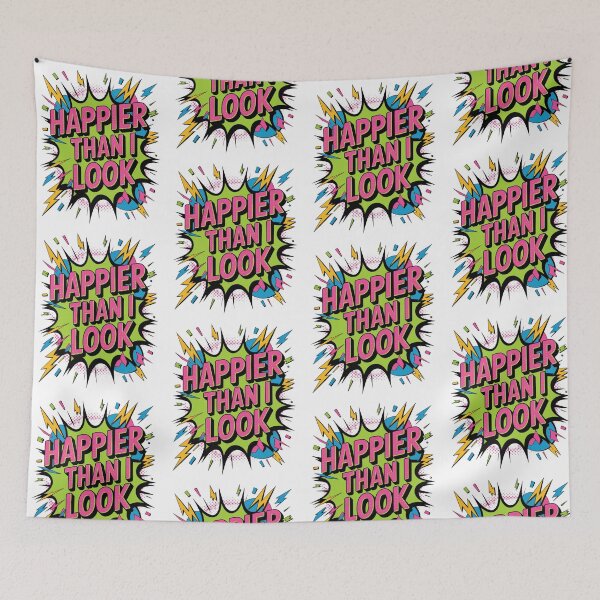 Item preview, Happier Than I Look Funny Classic T-shirt Essential T-shirt designed and sold by PaulaArtworks.