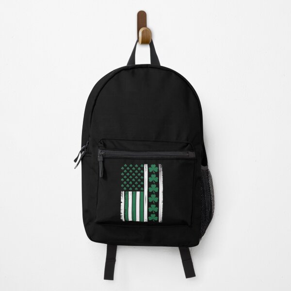 Item preview, US American Flag with Shamrocks for St Patricks Day designed and sold by MuniraWearify.