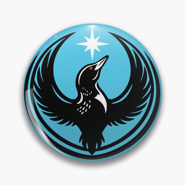 Item preview, MN Rebel Alliance Loon Light Blue designed and sold by TKDoesPhotos.