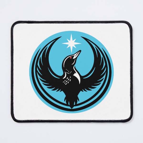 Item preview, MN Rebel Alliance Loon Light Blue designed and sold by TKDoesPhotos.