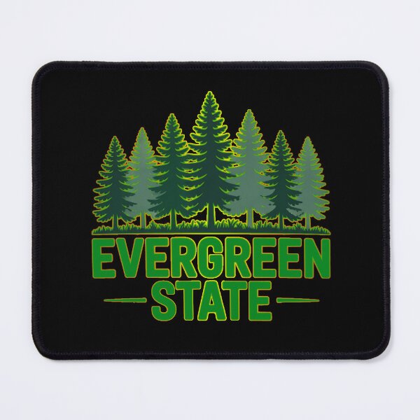 Item preview, Washington Evergreen State Forest Aesthetic Nature Illustration designed and sold by Nzgiftsandmore.