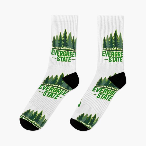 Item preview, Washington Evergreen State Forest Aesthetic Nature Illustration designed and sold by Nzgiftsandmore.