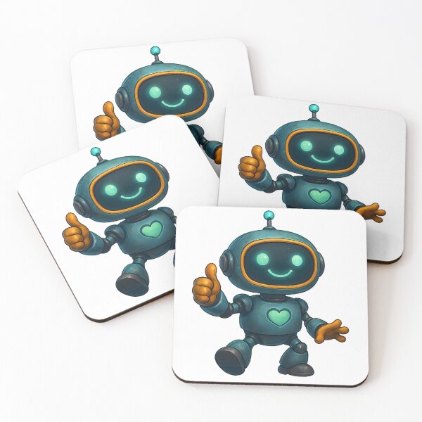 Item preview, Thumbs Up Friendly Robot designed and sold by Yomere.