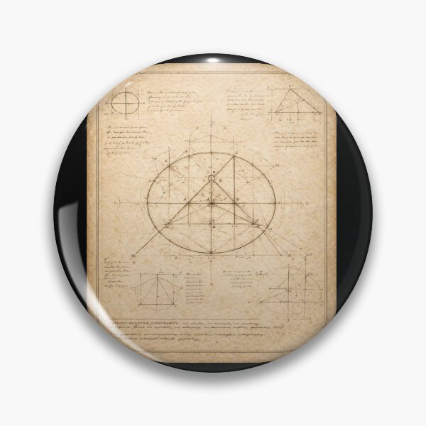 Item preview, Euclidean Geometry Engraving Diagram – Gift for Book Lovers • Dark Academia Engraving designed and sold by JacobKAurumhead.