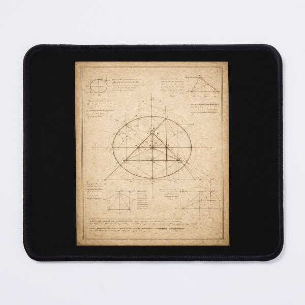 Item preview, Euclidean Geometry Engraving Diagram – Gift for Book Lovers • Dark Academia Engraving designed and sold by JacobKAurumhead.