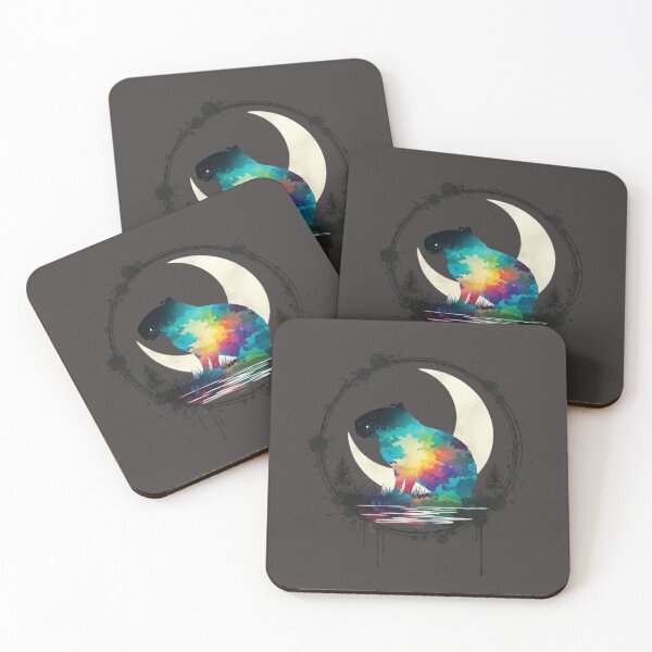 Item preview, Capybara Moon - Spirit Moon Art designed and sold by Magic  House.