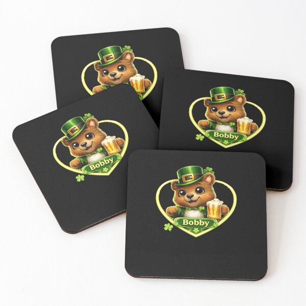 Item preview, Bobby the St. Patty’s Brew Bear designed and sold by MACodDesigns.