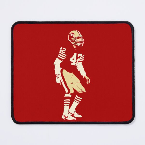 Item preview, Ronnie Lott #42 Vintage Football Art designed and sold by TheArtOfCar.
