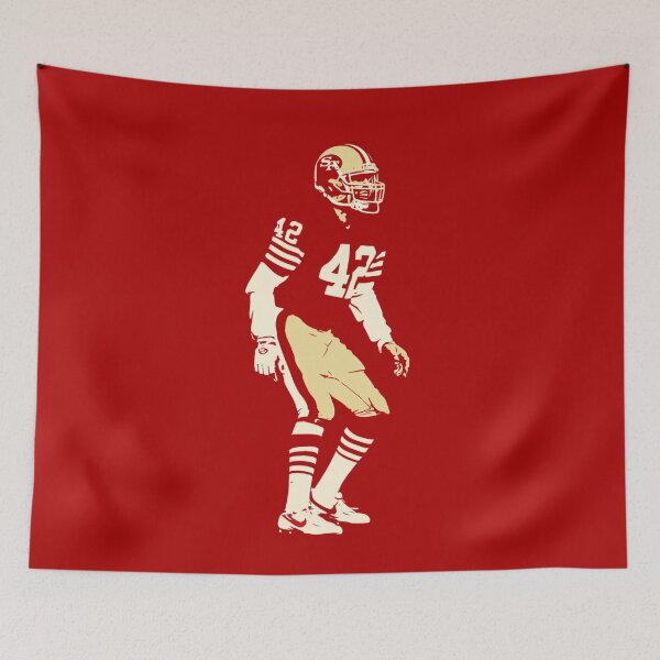 Item preview, Ronnie Lott #42 Vintage Football Art designed and sold by TheArtOfCar.