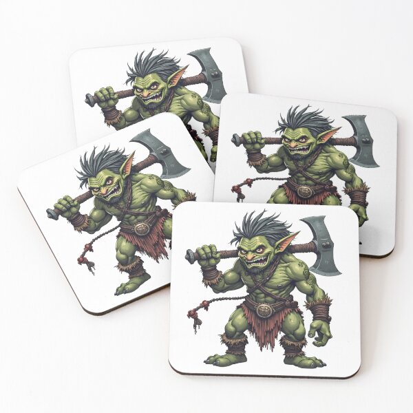 Item preview, A fierce goblin with a powerful build designed and sold by ART ATTACK ZONE.