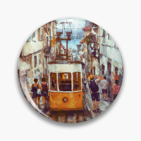 Item preview, Lisbon Tram in Alfama designed and sold by caracatita75.