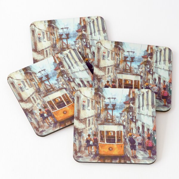 Item preview, Lisbon Tram in Alfama designed and sold by caracatita75.