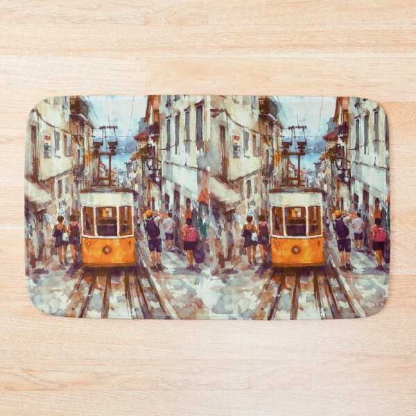 Item preview, Lisbon Tram in Alfama designed and sold by caracatita75.