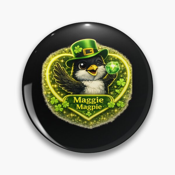 Item preview, Maggie Magpie the Emerald Snatcher designed and sold by MACodDesigns.