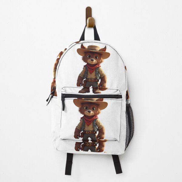 Item preview, cheerful adventurous fox dressed cowboy Western friendly smile designed and sold by ART ATTACK ZONE.