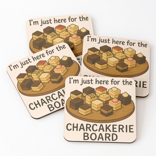 Item preview, I'm Just Here for the Charcakerie Board designed and sold by FoxBaine Designs.