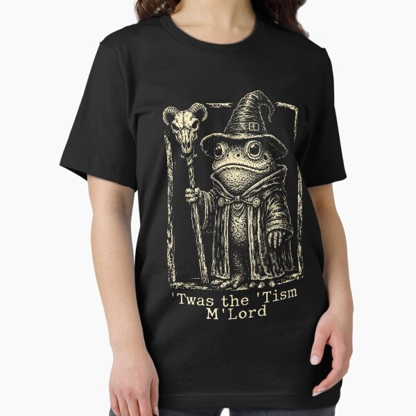 'Twas The 'Tism M'lord Funny Wizard Frog Autism Essential T-Shirt
