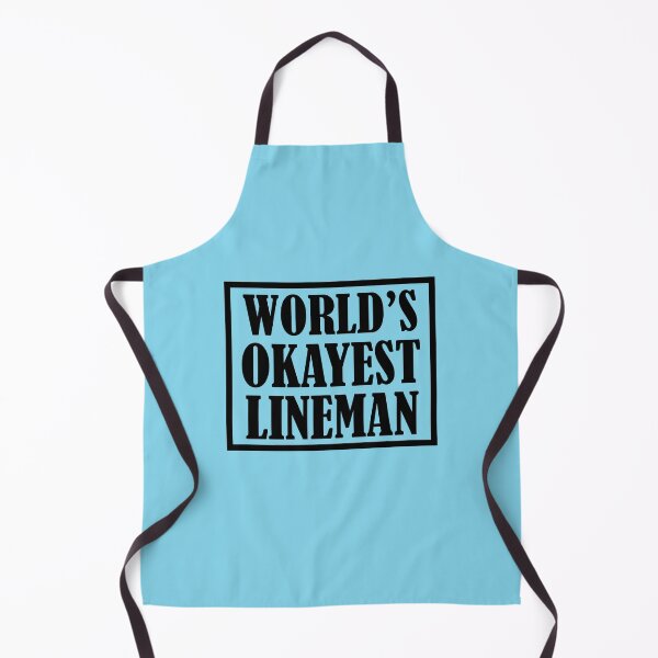 Item preview, World's Okayest Lineman. Lineman Quote designed and sold by DesignHouse07.