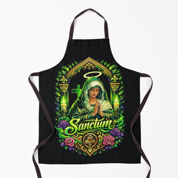Item preview, Sanctum Icons: Ave Maria — Neon Radiance designed and sold by Sanctum Icons.