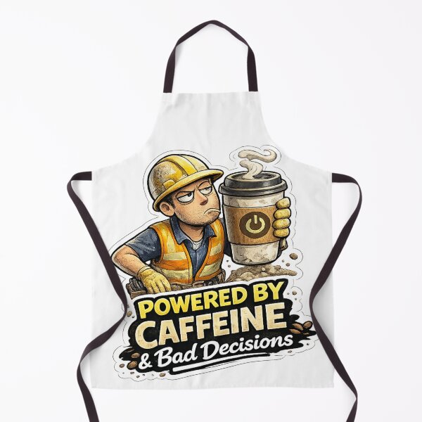 Item preview, Powered by Caffeine & Bad Decisions designed and sold by 2Guys2Hammers.