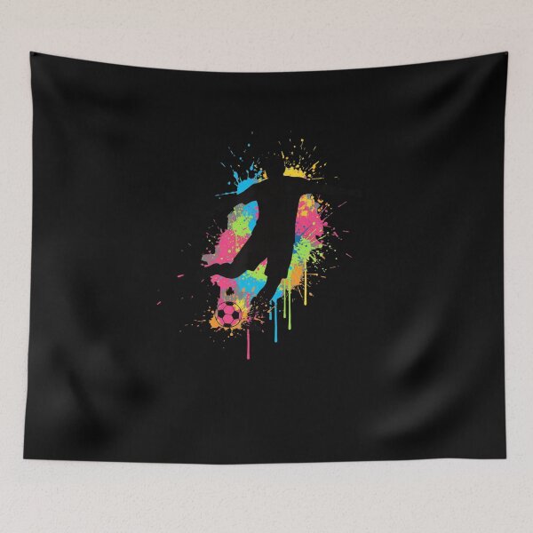 Item preview, Soccer Player Kicking Ball Football Fan Athlete designed and sold by salmzouriart.