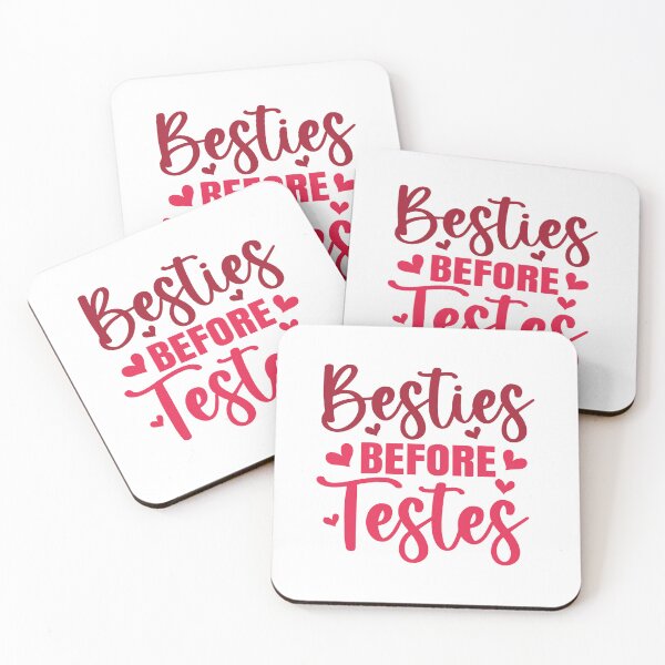Item preview, Besties Before Testes Funny Friendship Quote Women Best Friend Galentine's Day designed and sold by artcultreone.